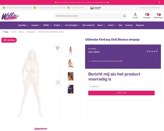 Sexpop Bianca (grote borsten) Logo